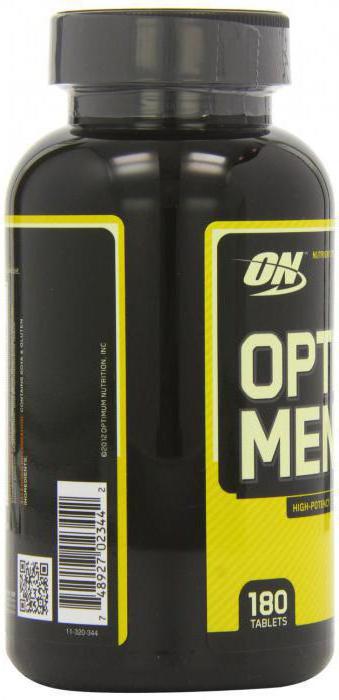 Що таке opti men. Огляд вітамінного комплексу компанії Optimum Nutrition - Opti-Men
